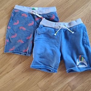 2 pair 9y mini Boden shorts